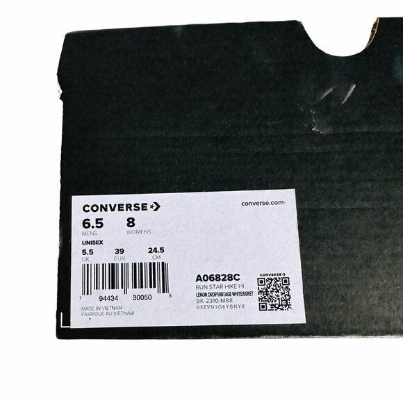 ⭐Rare Converse Run Star Hike Hi Platform Sz 6.5 Mens Shoes Satin Sneaker A06828C - Picture 8 of 13